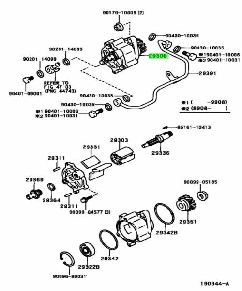 はい。 TOYOTA LAND CRUISER PUMP VACUUM Genuine JDM OEM 29300-17010 | eBay