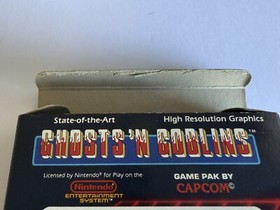 Ghosts&rsquo;n Goblins NES Box And Game No Manual