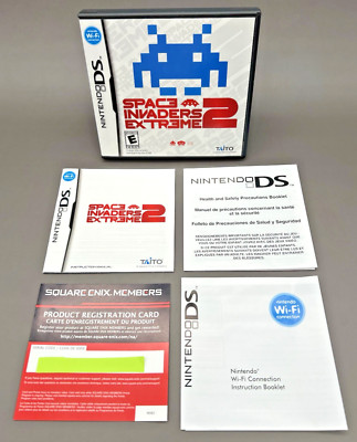 Space Invaders Extreme 2 (Nintendo DS, 2009) Case Manual Insert NO GAME