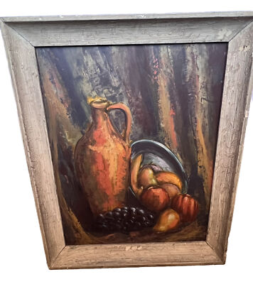 GORDON D. JONES - OIL ON BOARD -  STAFF OF LIFE  - STILL LIFE - LISTED ARTIST