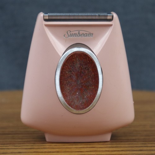 Vintage Lady Sunbeam Elektrorasierer LS-6 pink integriertes leichtes & hartes Reiseetui - Bild 9 von 23
