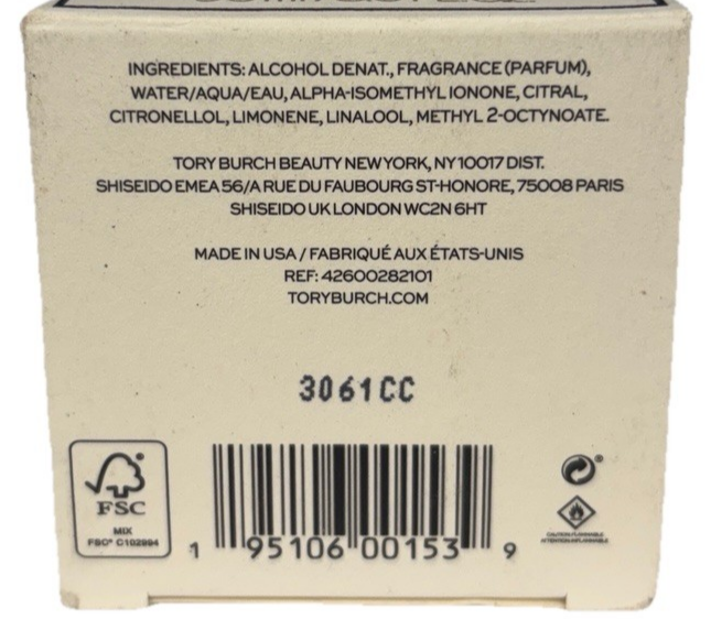 Tory Burch Electric Sky Eau de Parfum 90ml/3oz New in Open Box | eBay