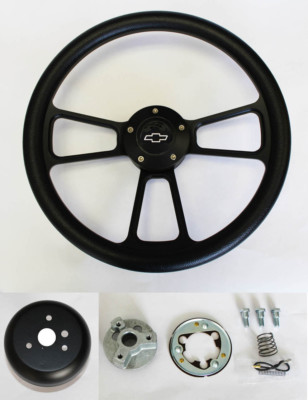Brothers Trucks Sport Steering Wheel Kit - Black - Bowtie Brothers Trucks Sport Steering Wheel Kit - Black - Bowtie