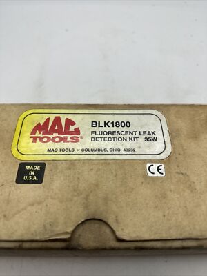 MAC TOOLS Blacklight, UV/Blue LEAK DETECTION LAMP MODEL BLk1800 with dye