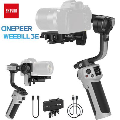 ZHIYUN CINEPEER Weebill 3E WB3E 3-Axis Camera Gimbal Stabilizer 6.6lbs Payload