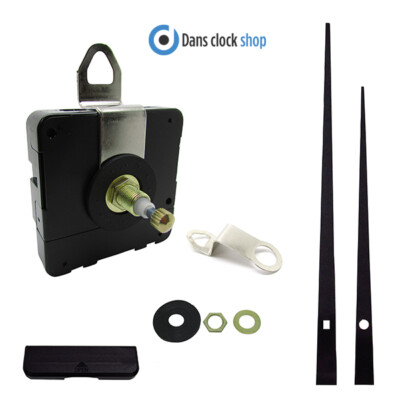 Battery Powered Clock Mechanism 203mm Long Hand Silent Outdoor Garden Clock (B)