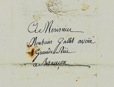 1820 Brief Für Besançon Doubs Für Den Anwa...