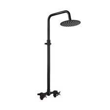 Aolemi Outdoor Shower Kit - Double Handle Exposed Shower with 8 Inch Rainfall...