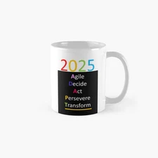 2025 Motivation to adapt Classic Mug , Gift For Family