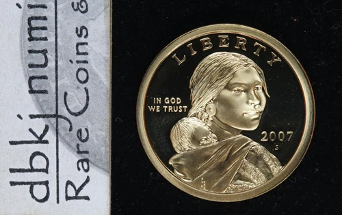 2007 S Proof Native American Sacagawea Dollar $1 - Choice to Gem