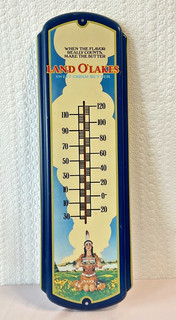 Vintage Metal Land O’Lakes Sweet Cream Butter Thermometer