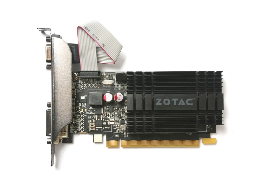 ZOTAC GeForce GT 710 2GB DDR3 PCI-E2.0 DL-DVI VGA HDMI Passive Cooled Single ... - Image 2 of 4