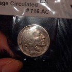 1936 Buffalo Nickel Circulated 5C 75% Copper 25% Nickel KM#130 circulated fine  — photo 3