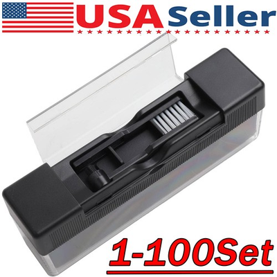 #ad #ad 3in1 Vinyl Record Cleaning Brush Set Stylus Velvet Anti static Cleaner Tool Lot $48.19