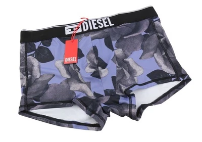 Diesel Boxer Homme Umbx-Damien 0HPAP L Bleu Floral Imprimé Intégral - Photo 1/4