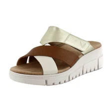 Vionic Uptown Sunset Women's Sandals Tan/Gold Size 7 M