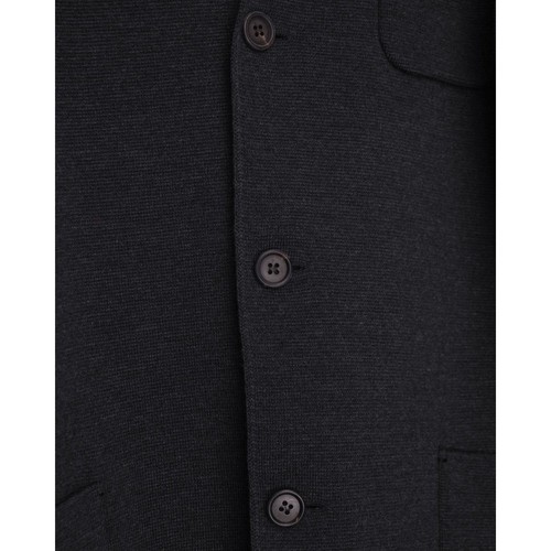 Prada AW2016 Black Tab Logo Virgin Wool Knit Blazer Jacket - Picture 7 of 13