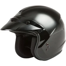 GMax Black OF-2 Open Face Helmet ( Size 2XL ) G1020028