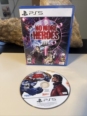 COMPLETE No More Heroes 3 III (PlayStation 5) Tested. Very Clean Throughout!