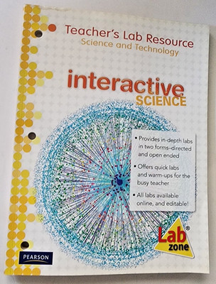 Science & Technology Interactive Science Teacher Lab Resource Volume 6  2011 New