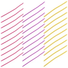 30 PCS Hairdressing Rollers Curlers for Women Flexible Curling Rods