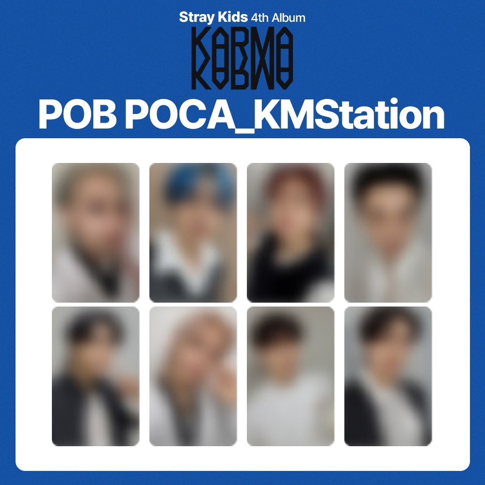 SET] Stray Kids SKZ 4th Album [ KARMA ] KMS KMStation 2ND POB