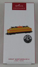 2022 HALLMARK KEEPSAKE GREAT NORTHERN EP-5 LIONEL TRAINS LIMITED ORNAMENT NIB