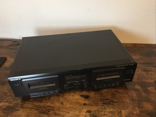 Sony TC-WE305 Doppio/Doppio Audio Cassette Tape Deck SOLO PEZZI DI RICAMBIO!