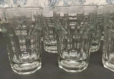 Vintage Anchor Hocking USA Sure Guard Glass Tumblers Set of 12