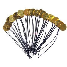 20PCS 12mm Piezo Elements Sounder Sensor Trigger Drum Disc Wire Copper