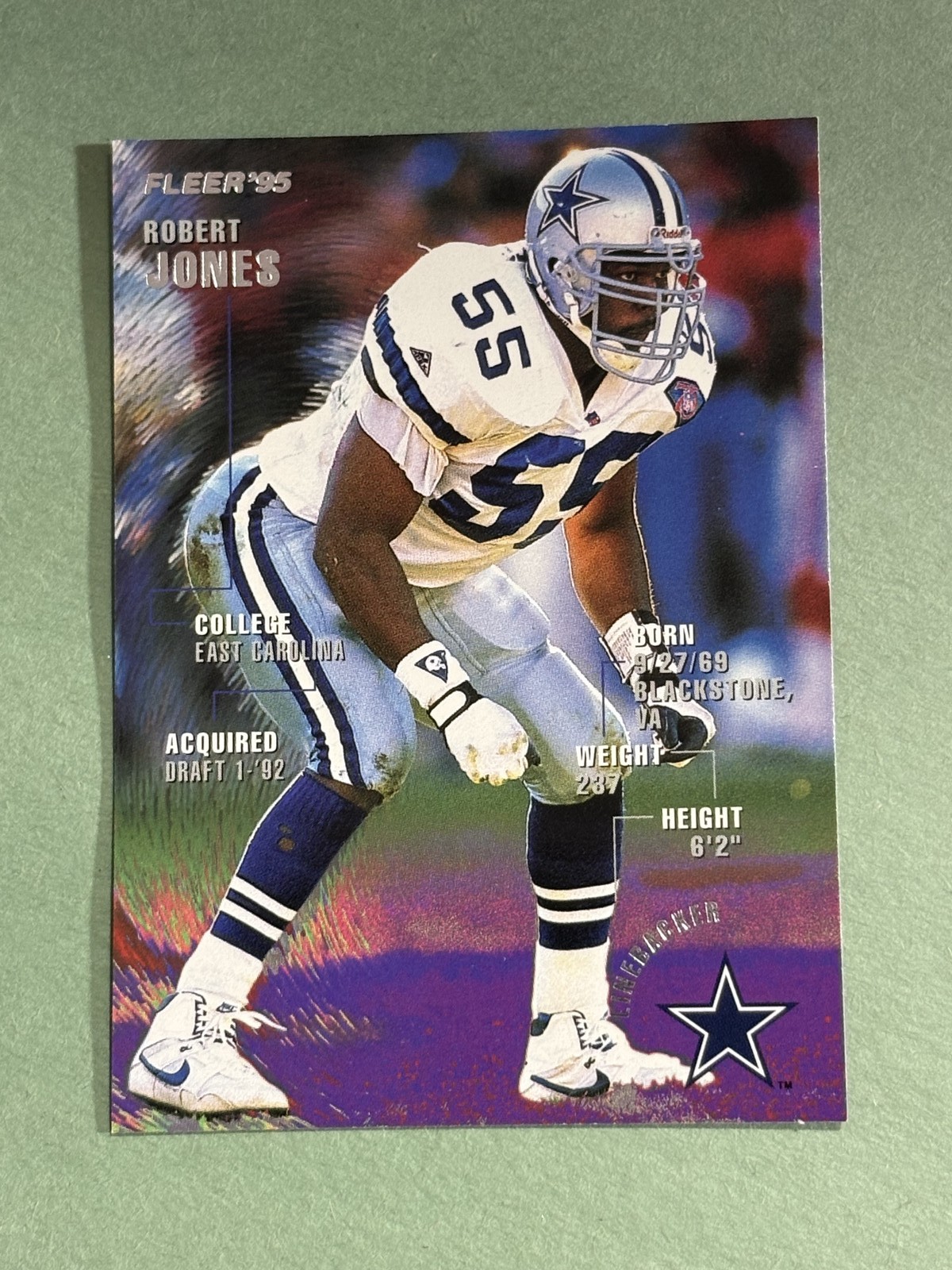 Robert Jones 1995 Fleer Dallas Cowboys #94 HH69