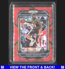Magic Johnson 2022 Panini Prizm Red Ice Los Angeles Lakers 276