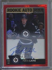 2016-17 O-Pee-Chee Platinum Rookie Red Prism 45/50 Patrik Laine #R-PL Auto 0a1