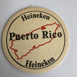 Uralter Bierdeckel Puerto Rico Exportdeckel Heineken