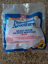 McDonald's Disneyland Adventures Happy Meal Toy Mickey Mouse Space Mountain NIP