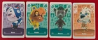 Animal Crossing Crossover amiibo Set Of Four Cece Viche Tulin Mineru Cards