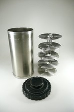 USED Stainless Steel 4-Reel 35mm Film Developing Tank