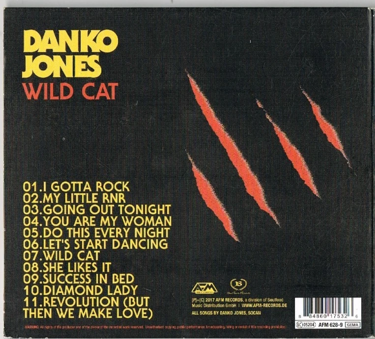 CD - Danko JONES - WILD CAT - german DIGIPAK FOC - Press - Bild 3 von 3
