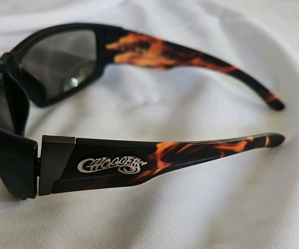 Очки солнцезащитные Choppers - янтарные зеркальные - янтарное пламя - Изображение 4 из 4