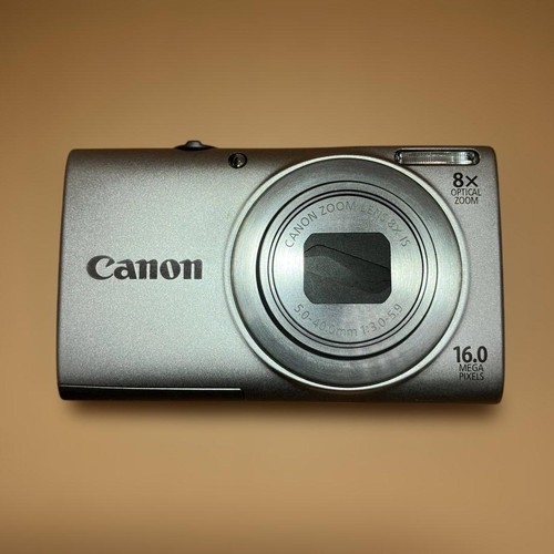 Canon PowerShot A4000 IS Silver Compact Digital Camera Tested Working Japan