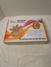 Wooden Rubics 3D puzzle multi cube set of 6 Brain BRAND NEW SEALED