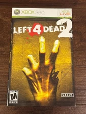 Left 4 Dead 2 XBOX 360 Instruction Manual Only
