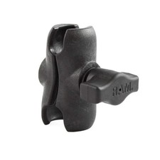 RAM MOUNTS Short Double Socket Arm for B Size 1" Ball Mount Components, Composit