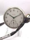 Antique 1914 Elgin Pocket Watch 16S 7J Model 6 Grade 290  Working Silveroid Case