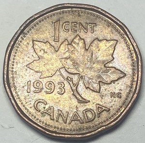 1993 XF Canada 1 Cent - Elizabeth II A1122