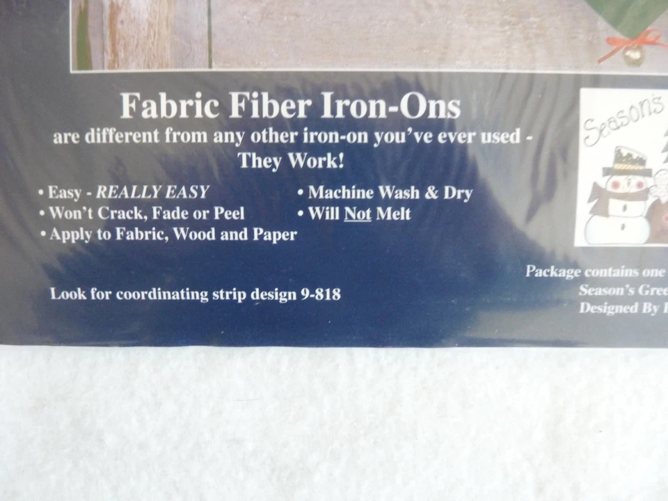 Cache Junction Iron-on Transfers Seasons Greetings 9-818 Santa Claus Christmas - Изображение 3 из 4