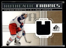 2011-12 SP Game Used Authentic Fabrics Antoine Vermette Columbus Blue Jackets