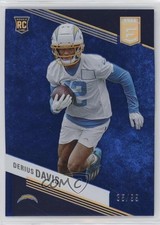 2023 Panini Donruss Elite Rookies Blue 35/99 Derius Davis #131 3g6