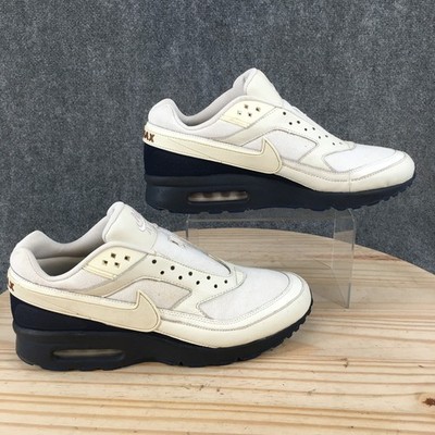 Nike Air Max BW Premium Shoes Mens 12 Sail Sneakers 819523-104 Leather White
