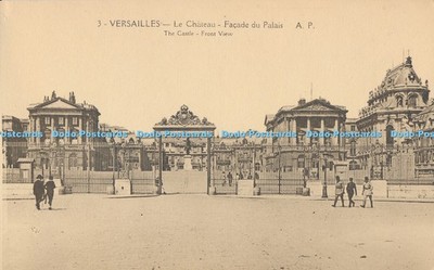 R028636 Versailles Das Schloss Vorderansicht A Papeghin Nr 3